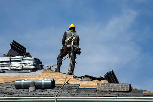Professional Gutter Installation technician working in Bogalusa, LA